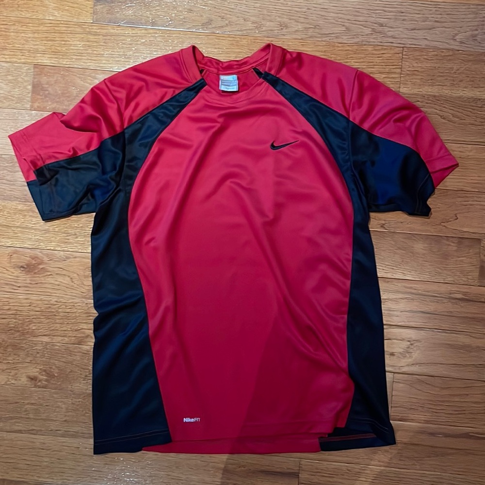 Vintage red nike shirt